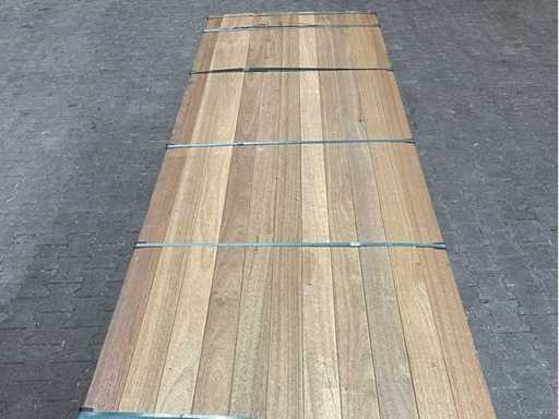 Guyana Teak Planken Geschaafd 3050x90x21mm (149x)