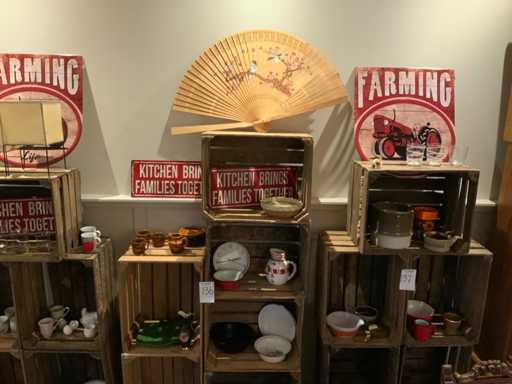 Casse di legno inclusi i contenuti (5x)