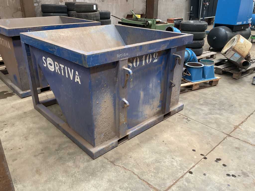 Sortiva Sheet Steel Waste Container