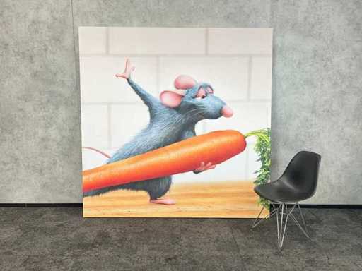 Ratatouille - toile sur toile 200x200