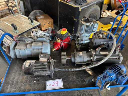 Elektromotor und Pumpe