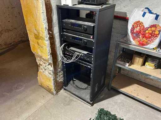 Apart / Audac - Patch kast met versterkers
