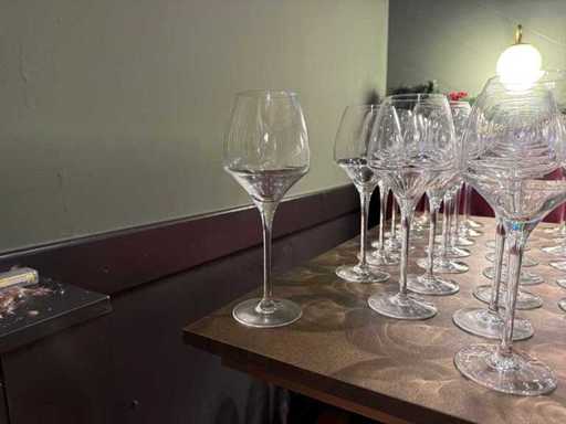 Lotto di bicchieri da vino (54 volte)