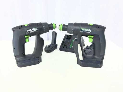 Perceuse à vis Festool CXS (2x)