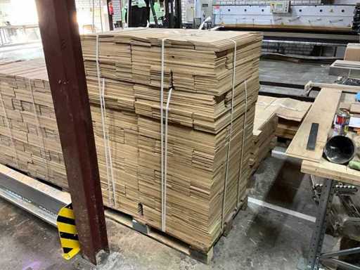 Oak rustic AB/BC veneer strips 4mm (2825x)