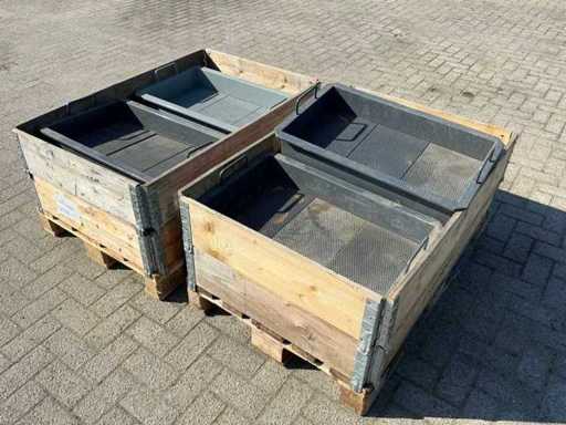 Beschichtete Tropfschalen (9x)