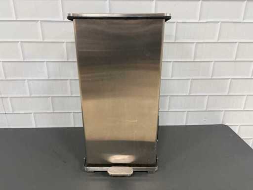 Acier inoxydable - Poubelle à fermeture douce