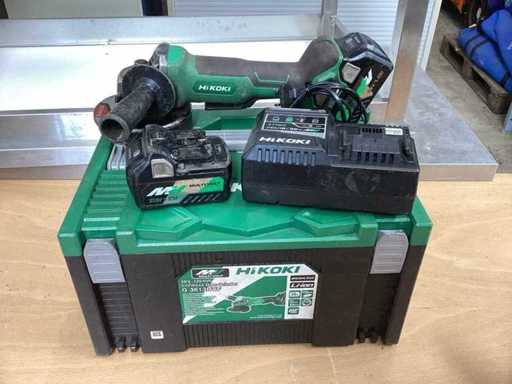 Hikoki G 3613DB Haakse slijpmachine 125mm Incl. BSL 36A18 Accu’s + UC 18YSL3 Acculader + Koffer