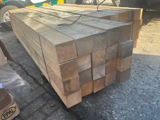 Poutre en bois 250x10.5x10.5cm (10x)