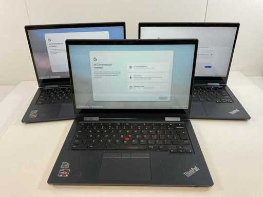 Lenovo ThinkPad C13 Yoga Gen 1 13.3”, AMD Ryzen 5 3500C with Radeon Vega Mobile Gfx, 8 GB RAM, 128 GB SSD TouchScreen ChromeBooks (3x)