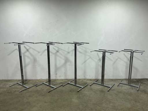 Clothes rack chrome (5x)