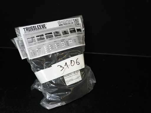 TRUSSLEEVE BLACK 3 WAY CORNER 30/30 - Aluminum Trusse (2x)