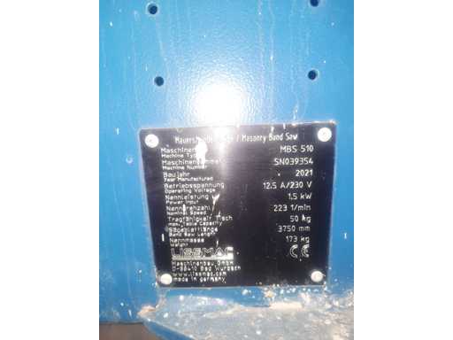LISSMAC  MBS510 Mauersteinbandsäge 