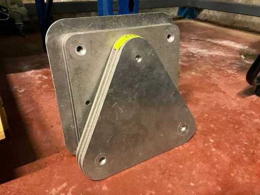 Piastre superiori a trave (9x)