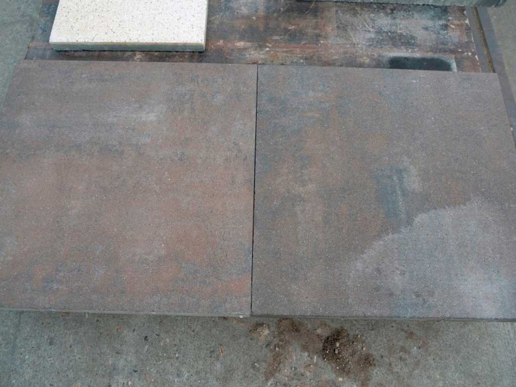 Concrete tiles for the garden 69m²