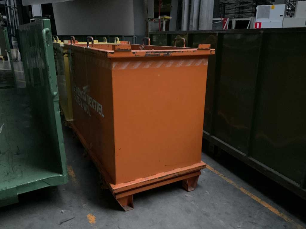 2007 Bauer SB 2000 Container pentru deșeuri cu supapă de descărcare