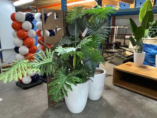 Pianta da appartamento in plastica (2x)