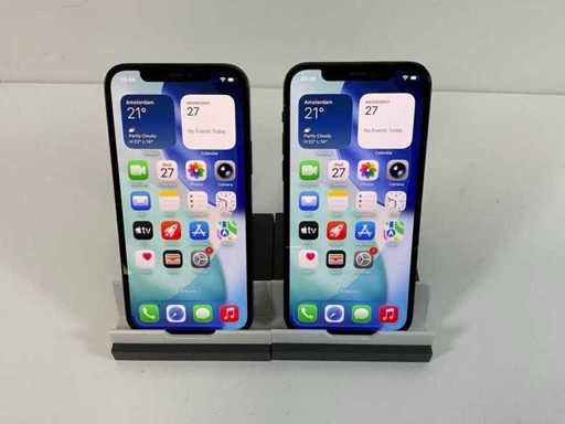 Apple iPhone 12 - 128GB - Negru (2x)