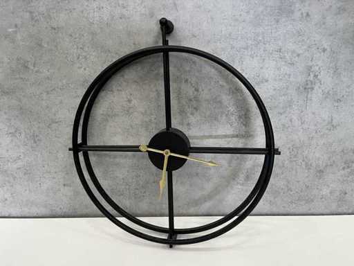 wandklok zwart Ø50