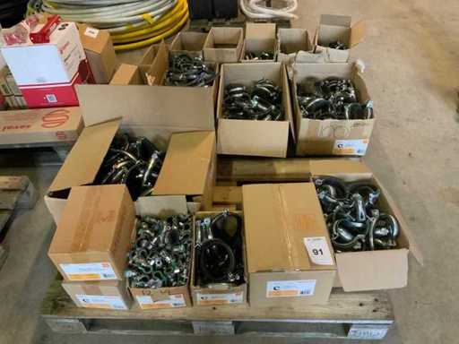 Mupro Pallet with pipe clamps (2x)