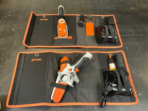 Stihl GTA 26 zaagmachine + Stihl HSA 26 snoeimachine