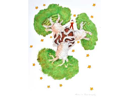 Antoine de Saint Exupéry - Le petit prince - lithograph