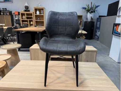 Keukenstoel Antraciet (6x)