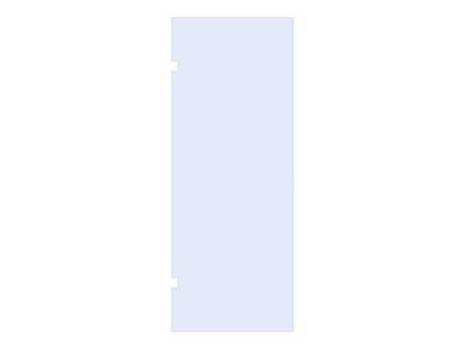 BRAUER Wall verre transparent 100x200cm