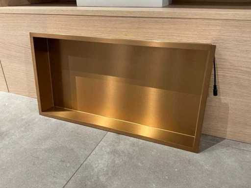 Nișă încastrată cu iluminat 63 x 33 x 7 cm