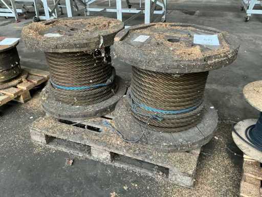 6x36WS+AA Steel wire rope on a roll (2x)