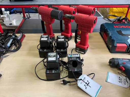 GESIPA Firebird Cordless rivet pliers (4x)