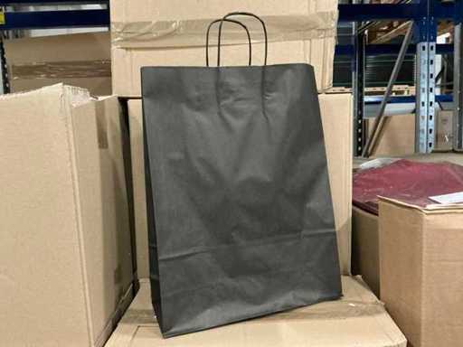 Fournée de sacs en papier 41x32x12cm noirs (2425x)