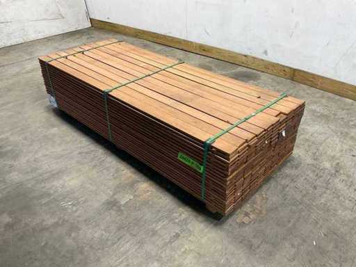 HDH Keruing slat 195x7x1,5 cm (200x)