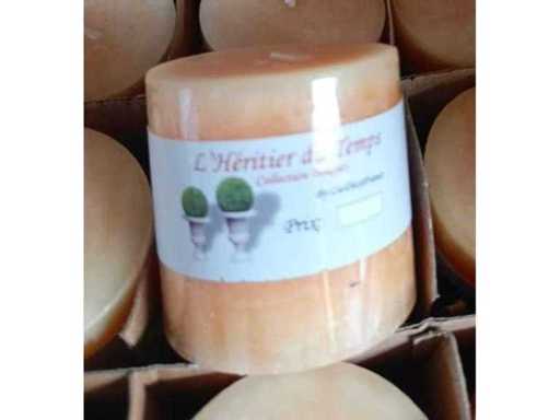 Juego de 24 velas redondas aromáticas con aroma a crisantemo – L'Héritier du Temps – Nuevas - Aprox. 4 x 4