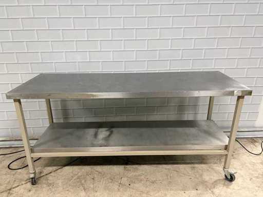 Mobiele werkbank RVS/Staal