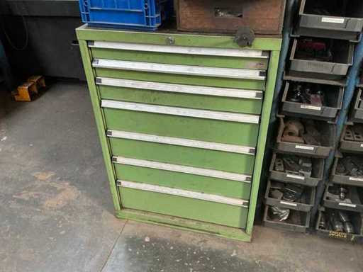 Metalen Ladenkast met tools Mazak