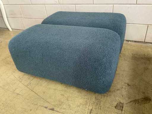 Westwing Caterpillar Teddy Pouf tapițat