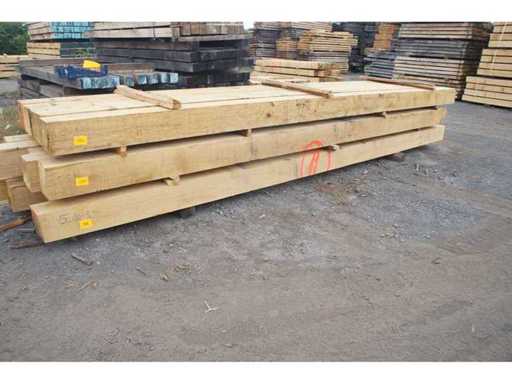1 m³ Oak beams 200x200