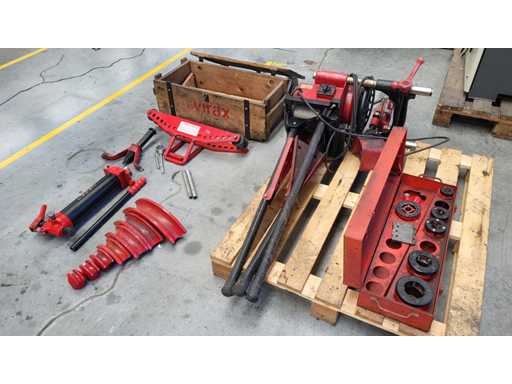 VIRAX 240 2/2 1620 1362 Set hydraulische pijpenbuiger en draadafsnijder