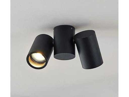 10 x GT GU10 neigbare Flecken schwarz