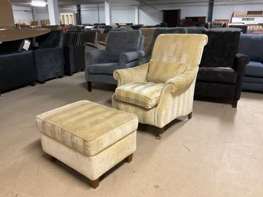 Lennerd Fauteuil met voetenbankje