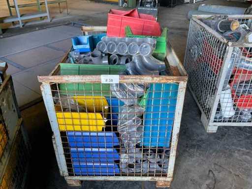 Tubes en PVC avec brides (mélange de terrain)