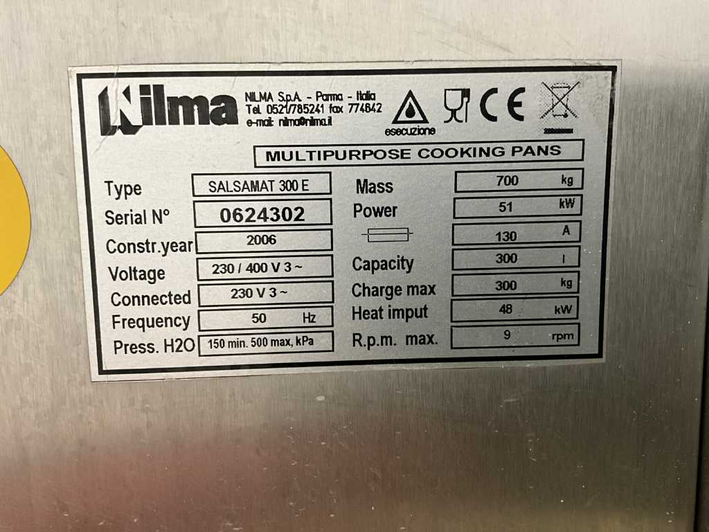 2006 Nilma Salsamat 300E Kookketel Troostwijk Auctions