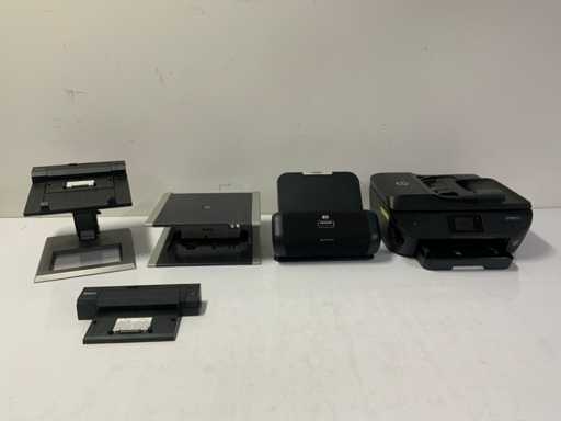 HP, imprimante Dell, support de moniteur, base d’extension pour ordinateur portable