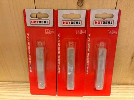 HOTDEAL Breekmes 9mm - 5pack (6000x)