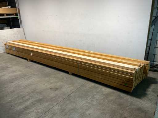 Gehobelter Fichtenbalken 660x15,3x6 cm (15x)