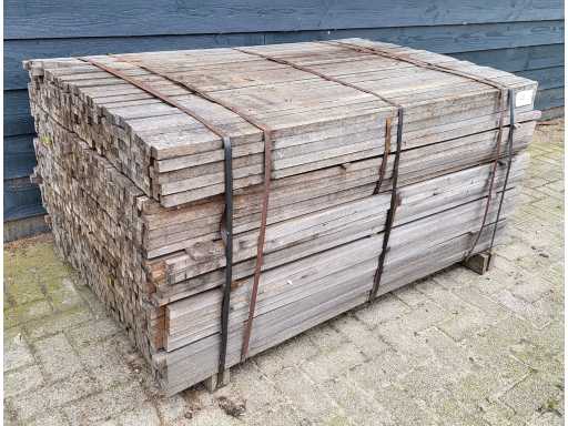 950 x AZOBE piket paal 25 x 25mm, lengte 150cm 