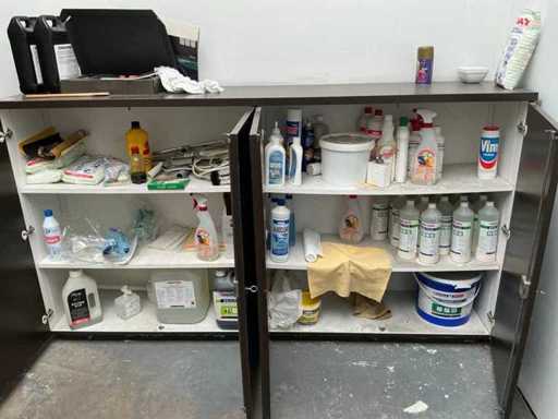 Verschiedene Reinigungs- und Reinigungsprodukte