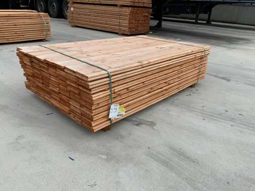 Deska ogrodowa klasa czerwona 1800x140x16mm (200x)