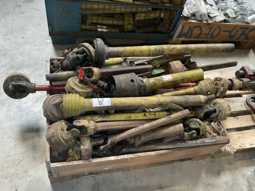 Batch of PTO shafts and PTO shaft parts